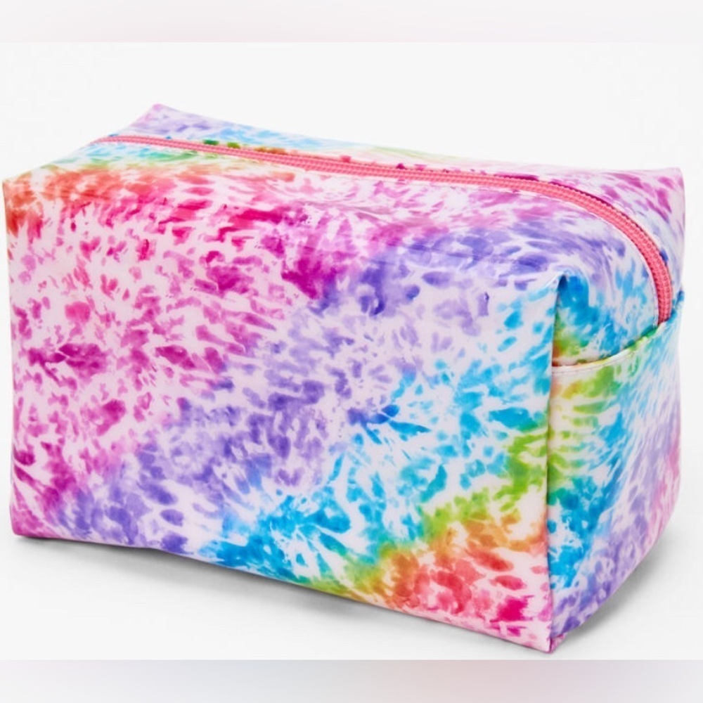 Claire’s Colorful Tie-Dye Cosmetic Bag